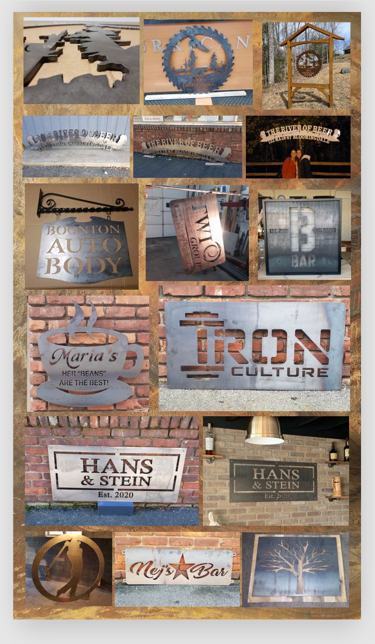 Custom Cut Metal Signs